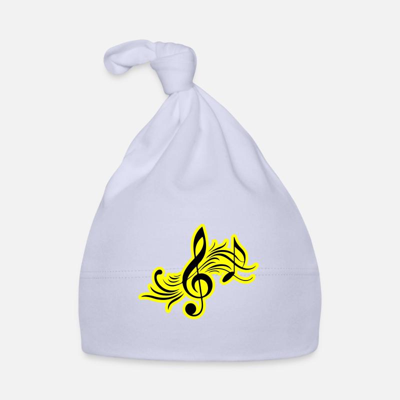 Musical Notes Symbol Music Organic Baby Cap