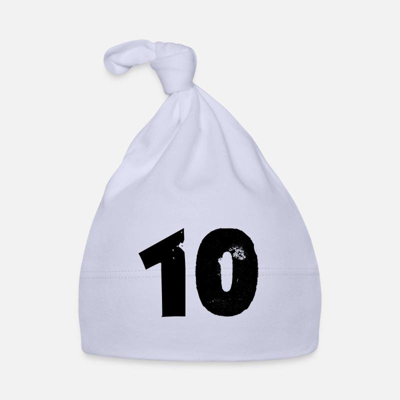 10 Number Organic Baby Cap