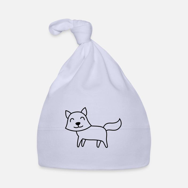 Fuchs Comic Tier Baby Bio-Mütze