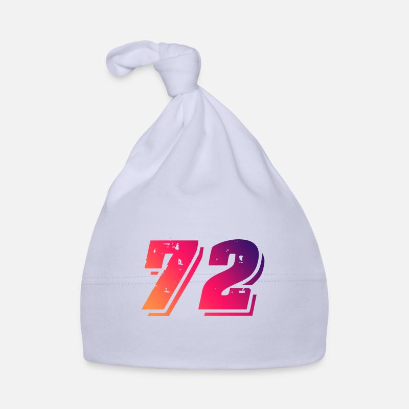 Symbole numérique 72 Bonnet bio Bébé