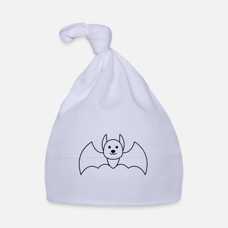 Fledermaus Comic Tier Baby Bio-Mütze