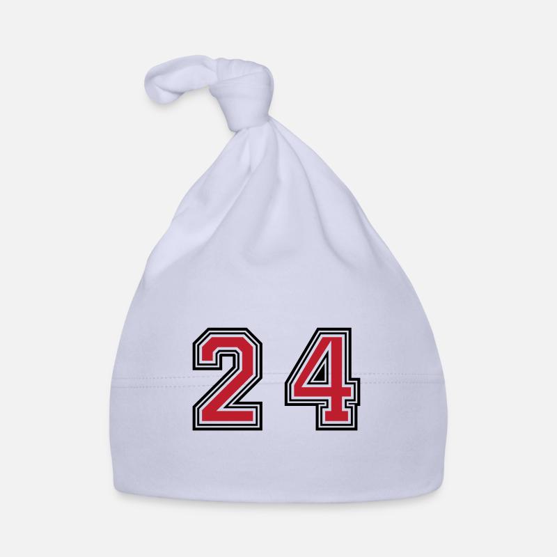 24 symboles numériques Bonnet bio Bébé