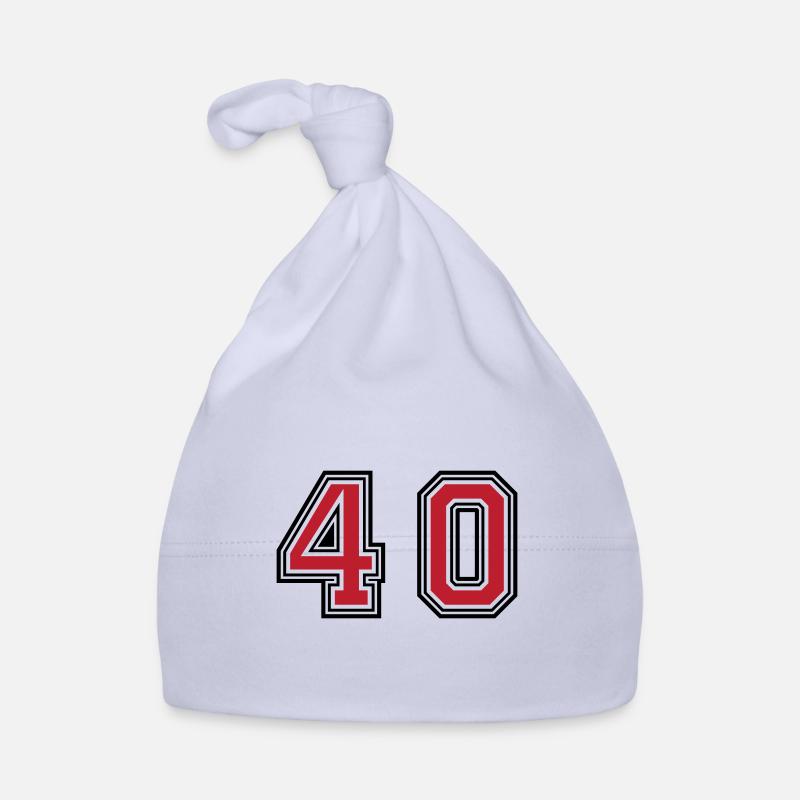 Symbole de 40 chiffres Bonnet bio Bébé