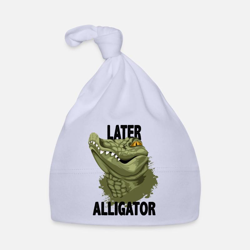 crocodile Organic Baby Cap