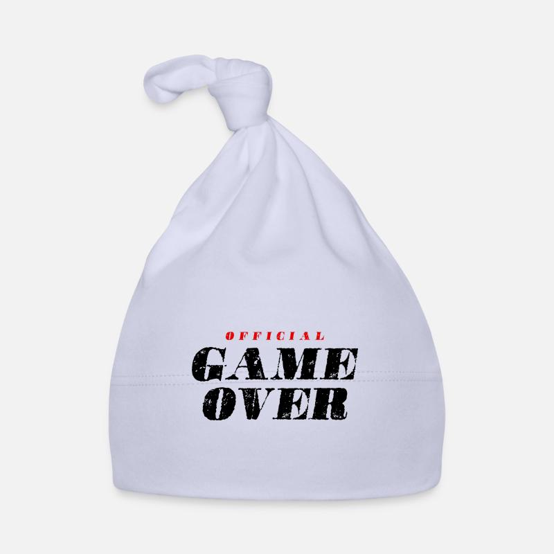 Citation Game Over Bonnet bio Bébé