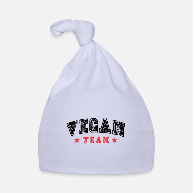 Équipe végétalienne Bonnet bio Bébé