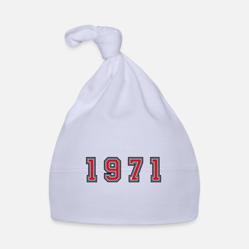 Numéro de l’année 1971 Bonnet bio Bébé