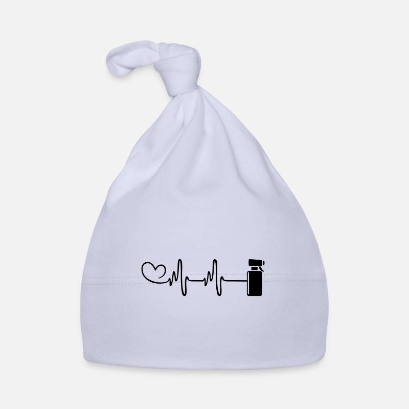 Barber Pulse Heart Love Organic Baby Cap