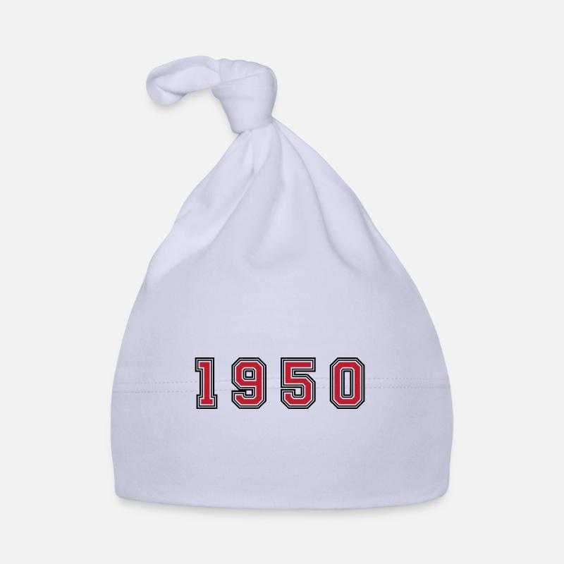 Numéro de l’année 1950 Bonnet bio Bébé