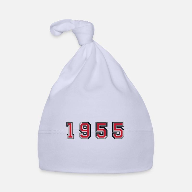 1955 year number Organic Baby Cap