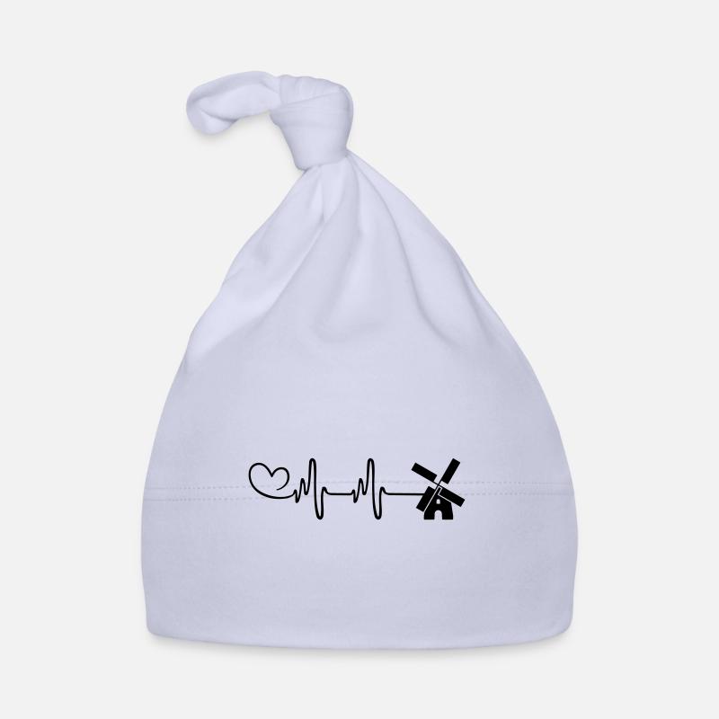 Moulin à vent Pulse Heart Love Bonnet bio Bébé