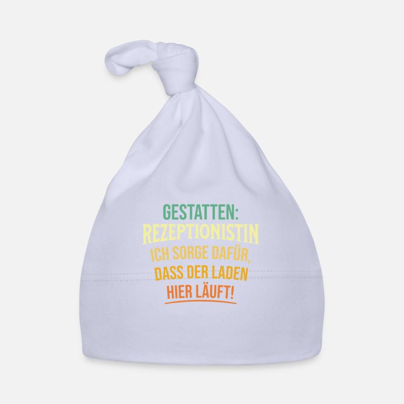 Gestatten Rezeptionistin Ich Sorge Dafur Baby Bio-Mütze