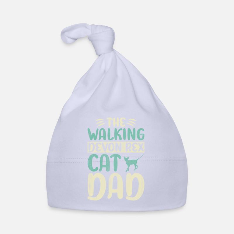 La marche Devon Rex Cat Dad Kitty Cat Walking Bonnet bio Bébé