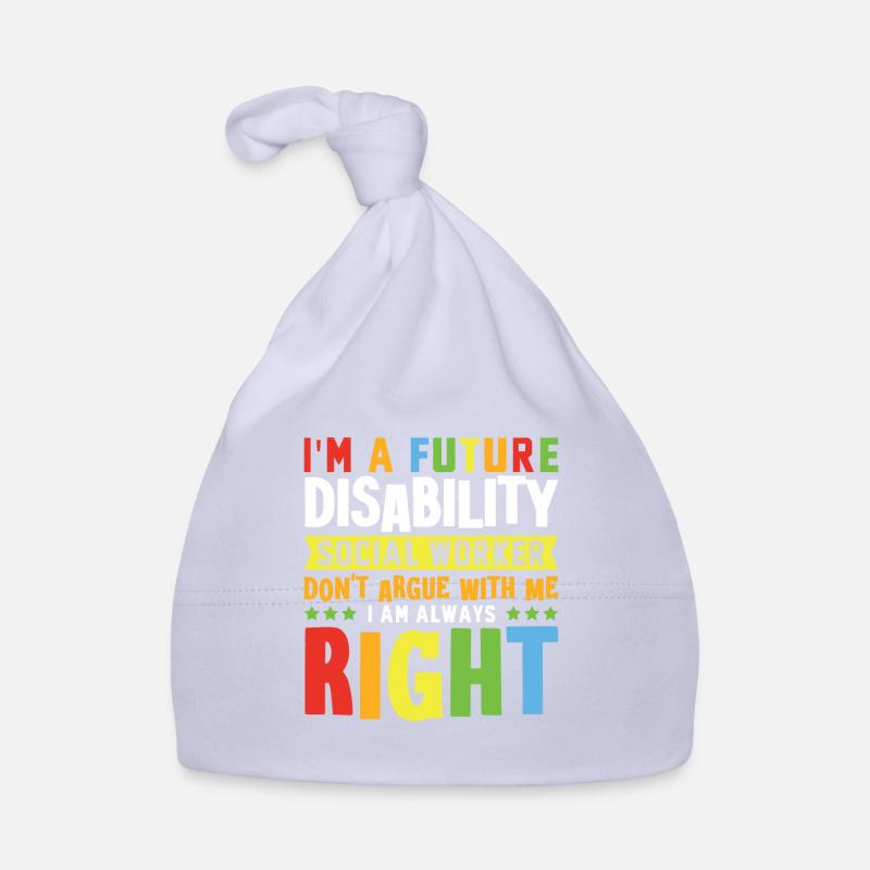 I Am A Future Disability Social Worker Baby Bio-Mütze