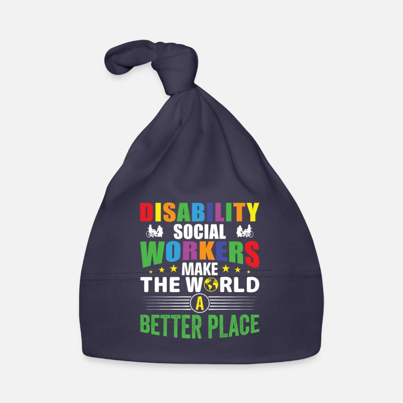 Disability Social Workers Organic Baby Cap