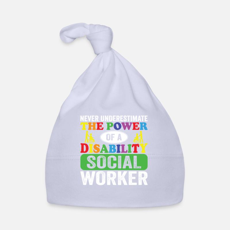 Disability Social Worker Baby Bio-Mütze