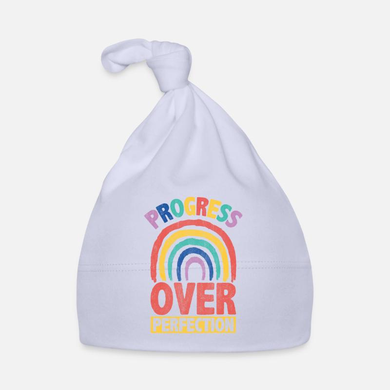 Le progrès plutôt que la perfection inspire l’encouragement Bonnet bio Bébé
