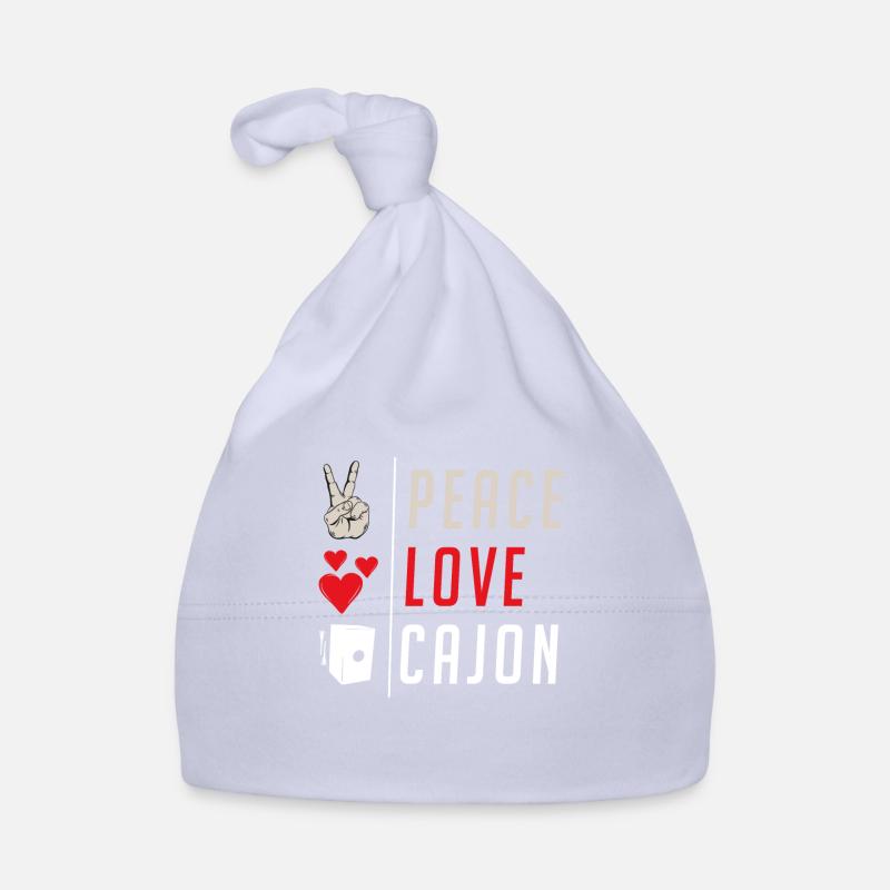 Peace Love Cajon Instrument Cajon Drum Organic Baby Cap
