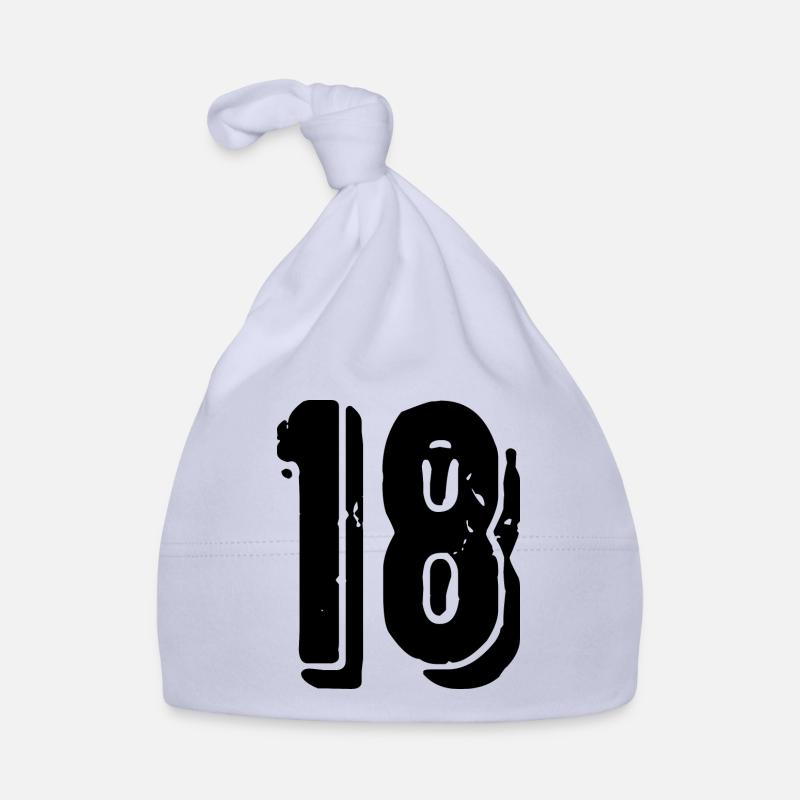 18 number jersey Organic Baby Cap