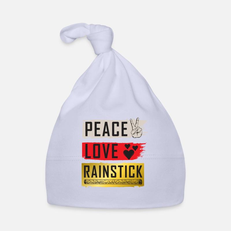 Instrument de percussion musicale Rainstick Bonnet bio Bébé