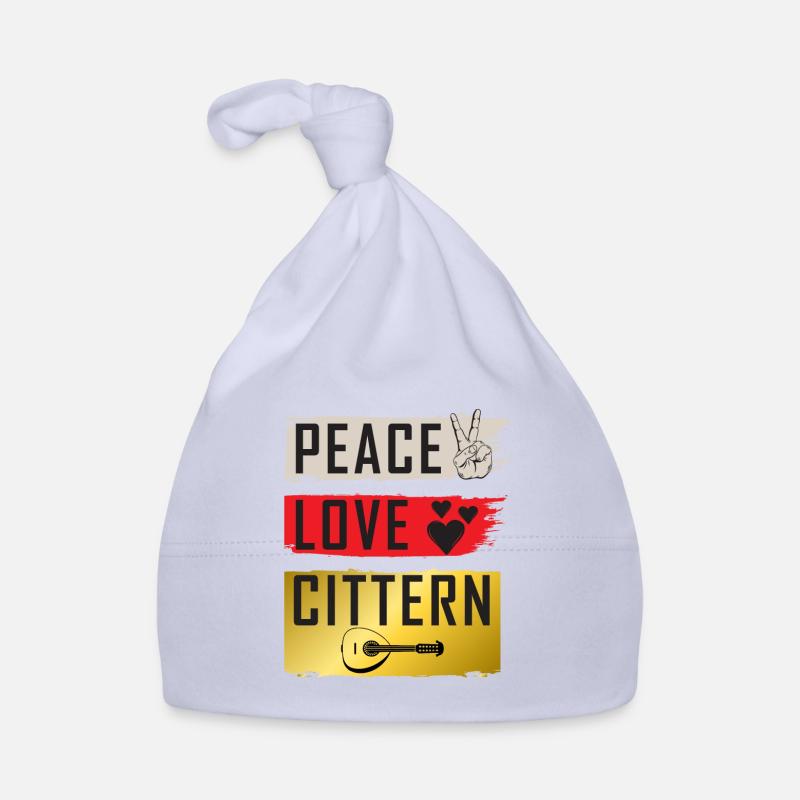 Peace Love Cittern Irish Step danse Bonnet bio Bébé