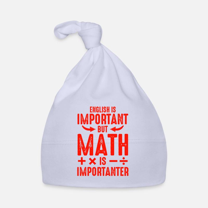 Mathematics is important Organic Baby Cap