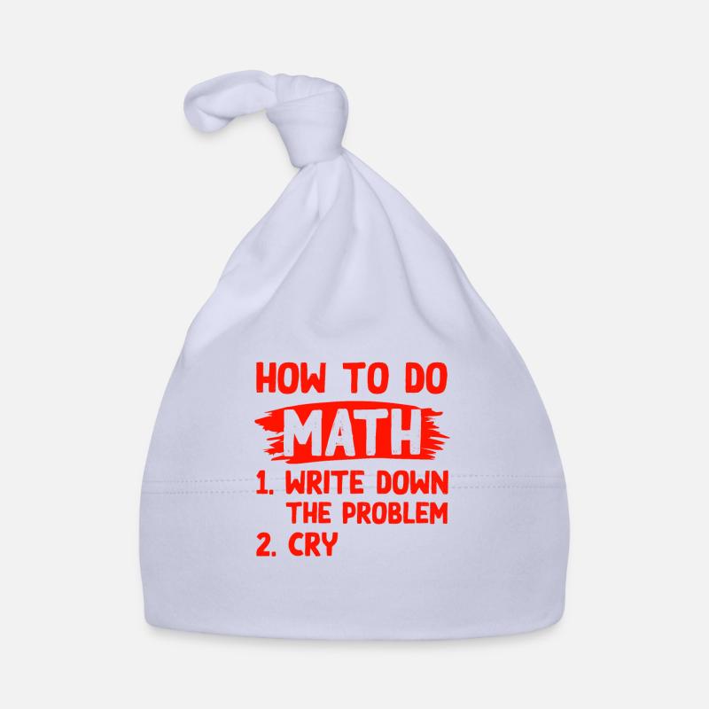 mathematics problem Organic Baby Cap