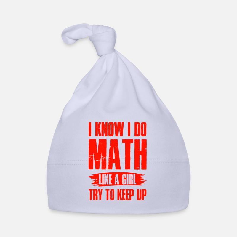 mathematik mädchen Baby Bio-Mütze