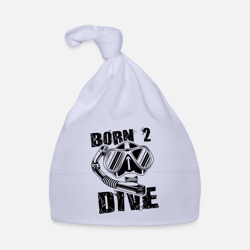 Born to dive Organic Baby Cap