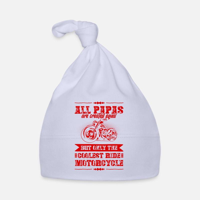 Papa Motorcycle Organic Baby Cap