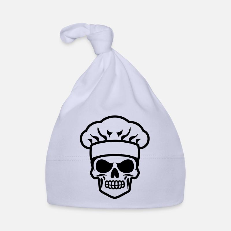 Cook Skull Organic Baby Cap