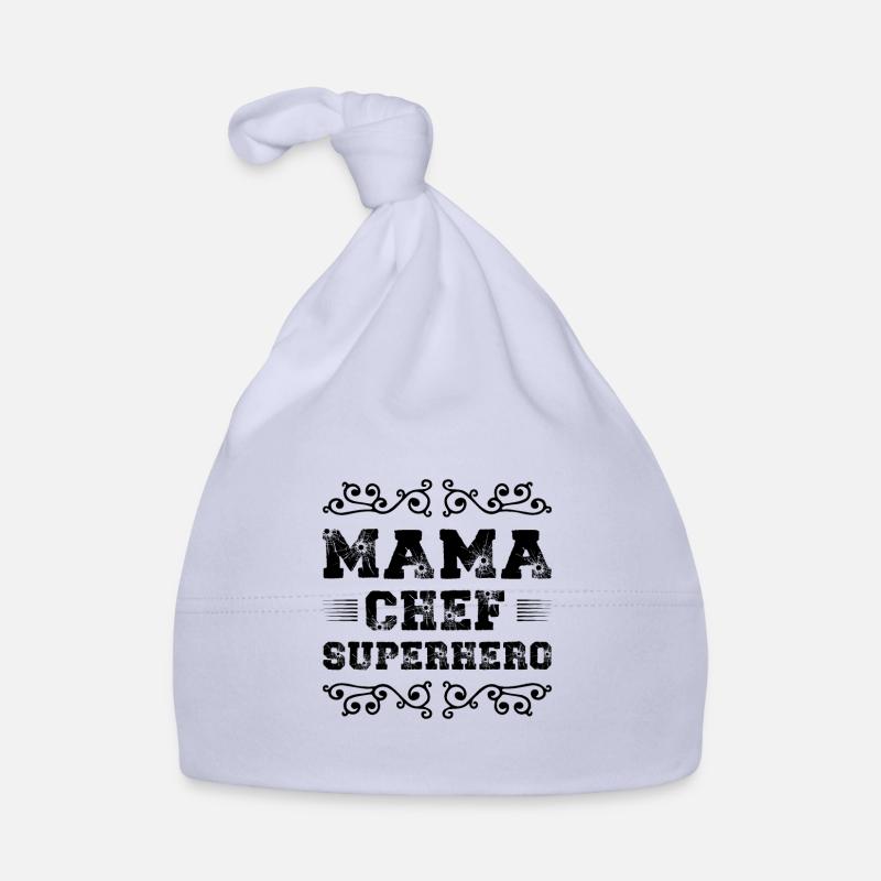 Mama Chef Superheld Mutter Baby Bio-Mütze