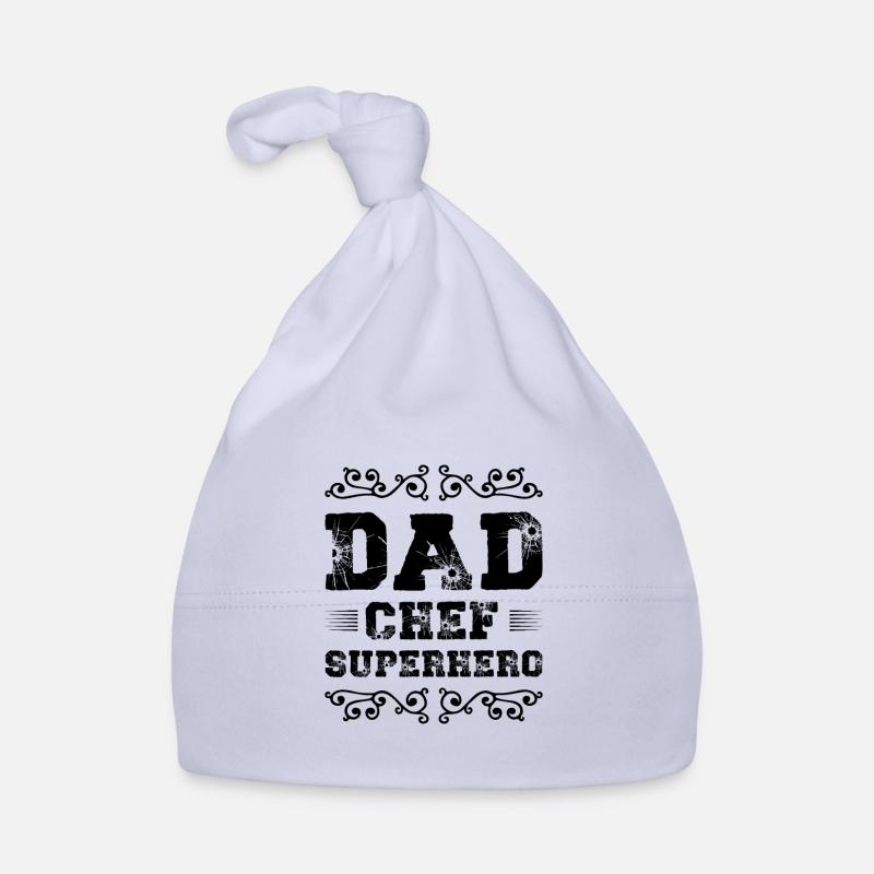 Dad Chef Superheld Papa Baby Bio-Mütze