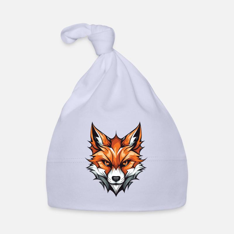 Fox Head Organic Baby Cap