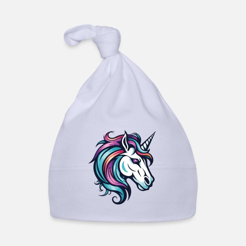 Unicorn Head Organic Baby Cap