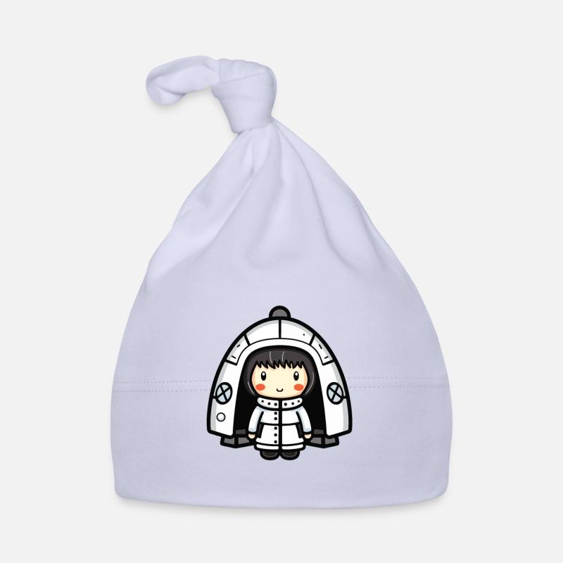 Iglu Eskimo Winter Comic Baby Bio-Mütze