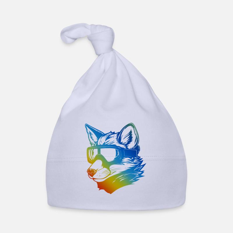 Fuchs Snowboard Ski Lunettes Coloré Bonnet bio Bébé