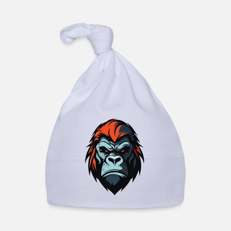 Tête de gorille Bonnet bio Bébé
