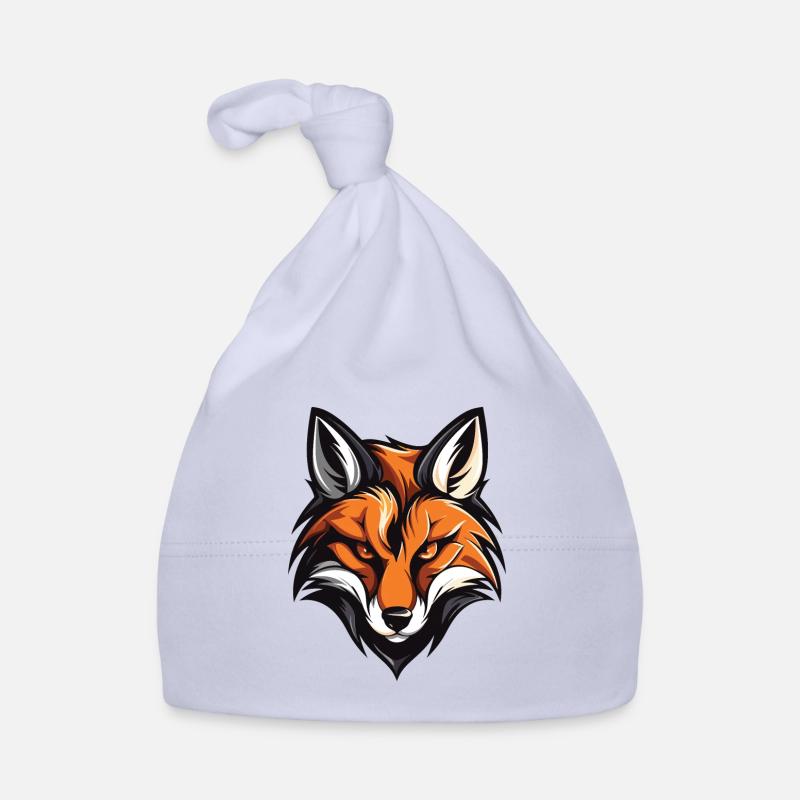 Fox Head Organic Baby Cap