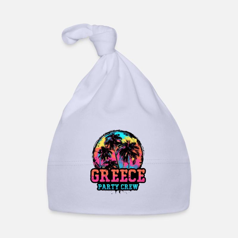 Greece Party Crew Baby Bio-Mütze