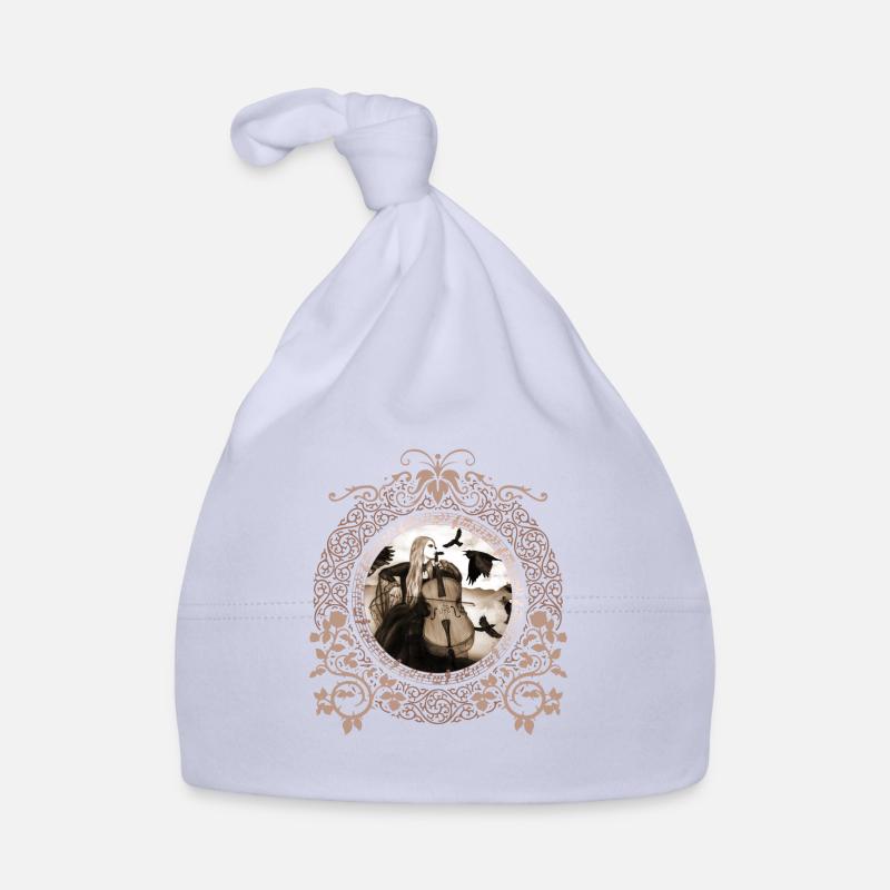 Gothic Cellist - Baby Bio-Mütze - Sky