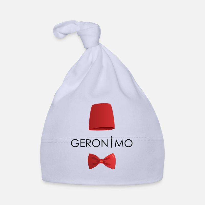 Geronimo Fez & Bowtie - Baby Bio-Mütze - Sky
