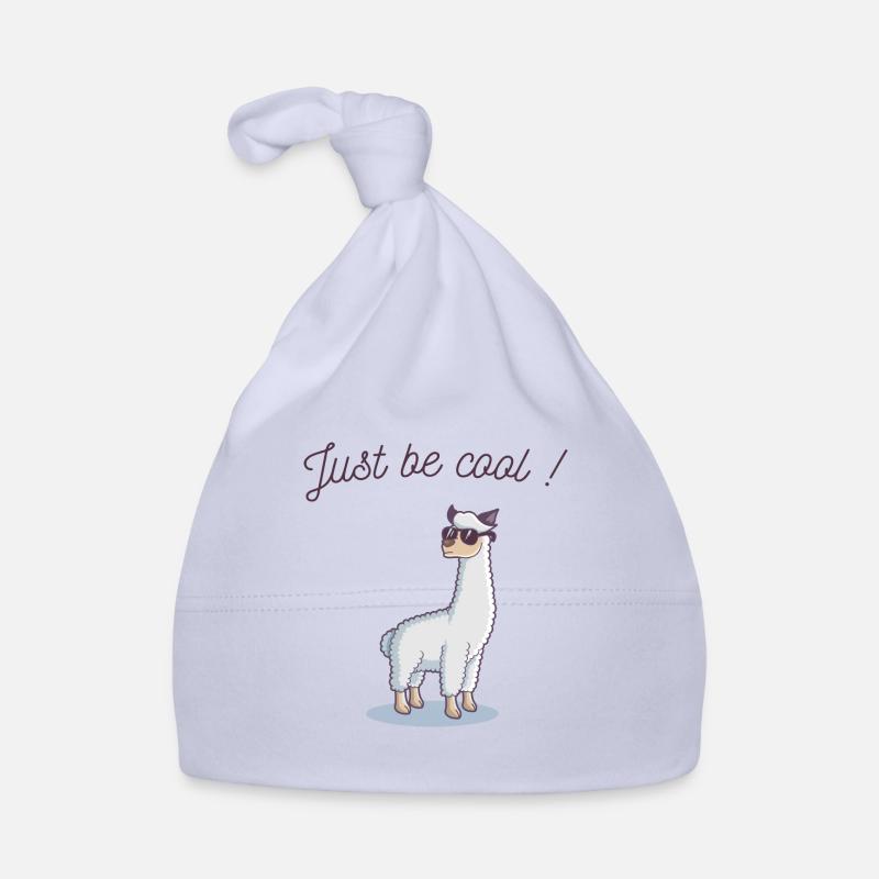 Sei bloss locker! Cooles Lama Baby Bio-Mütze