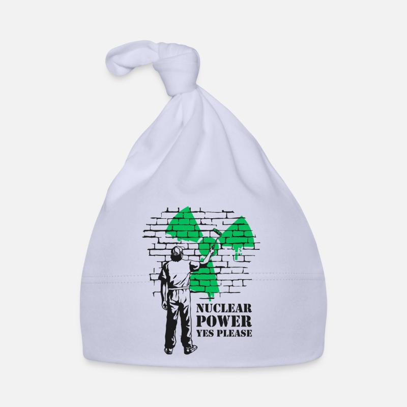 Atomkraft Ja bitte, Ja zu Atomenergie Baby Bio-Mütze