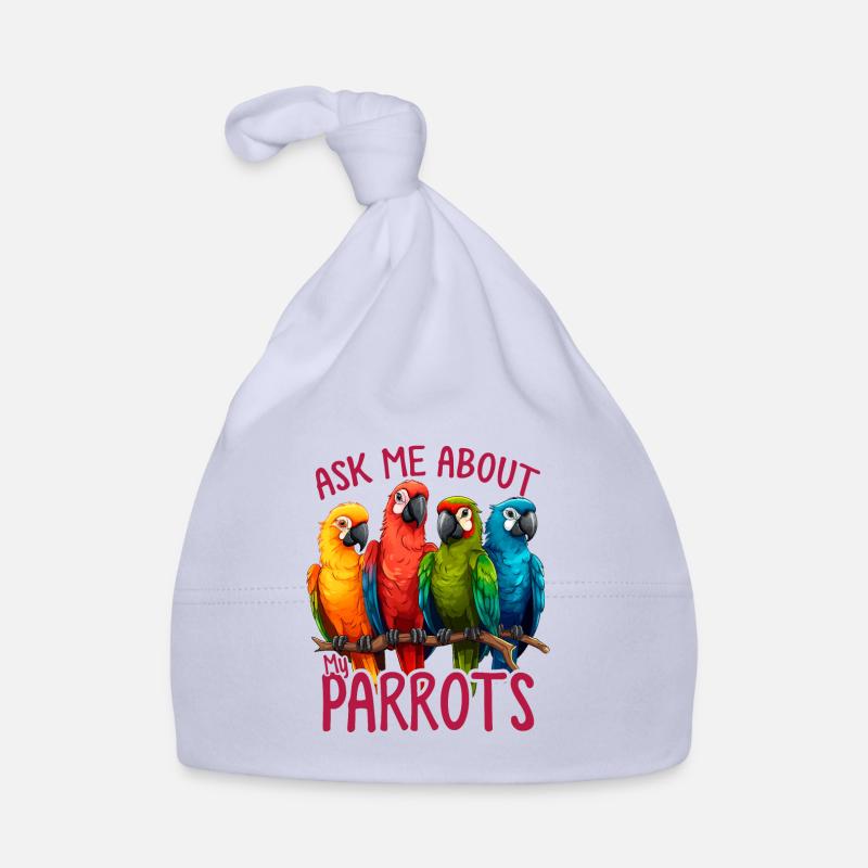Posez-moi des questions sur Oiseaux Perroquet Perroquet drôle Perruche Bonnet bio Bébé