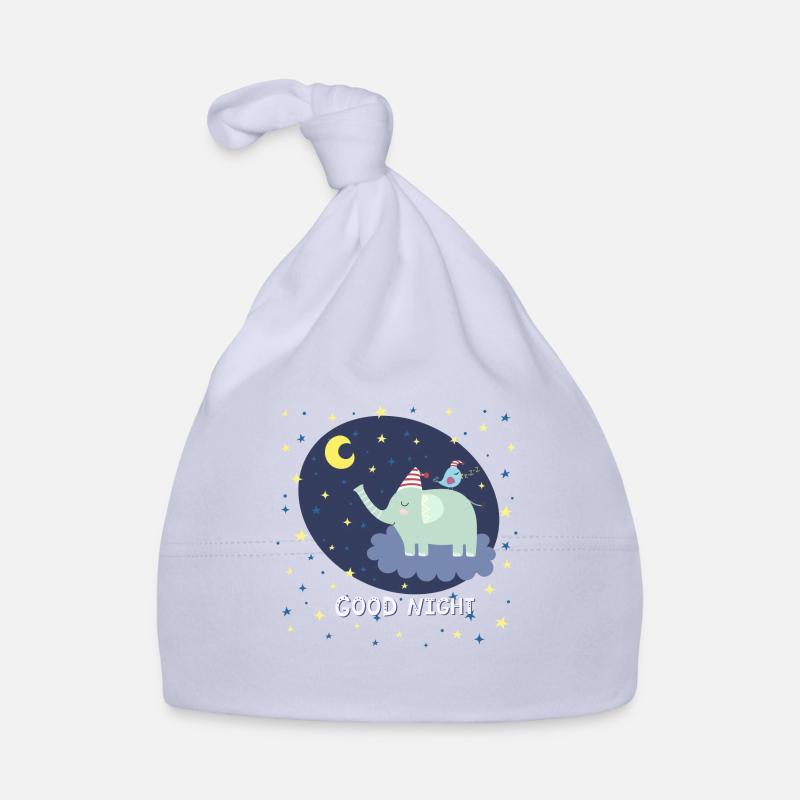 Bonne Nuit / Petit éléphant Bonnet bio Bébé