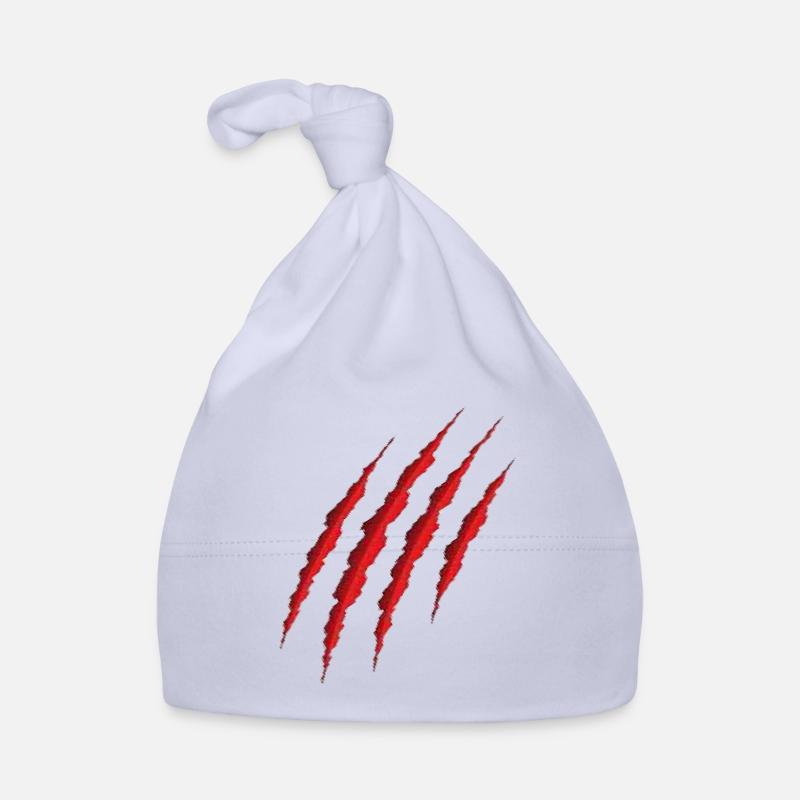 La griffe rouge - Bonnet bio Bébé - ciel