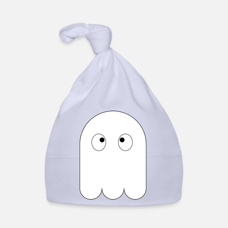 Cross-eyed ghost / ghost cute gift Organic Baby Cap