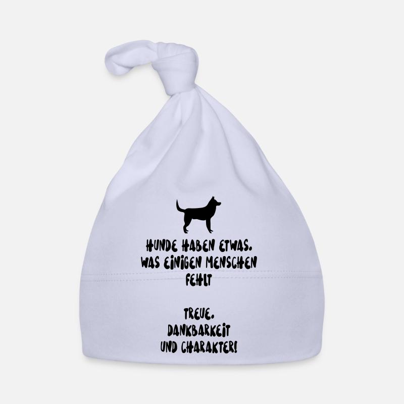 Hunde Spruch - Baby Bio-Mütze - Sky