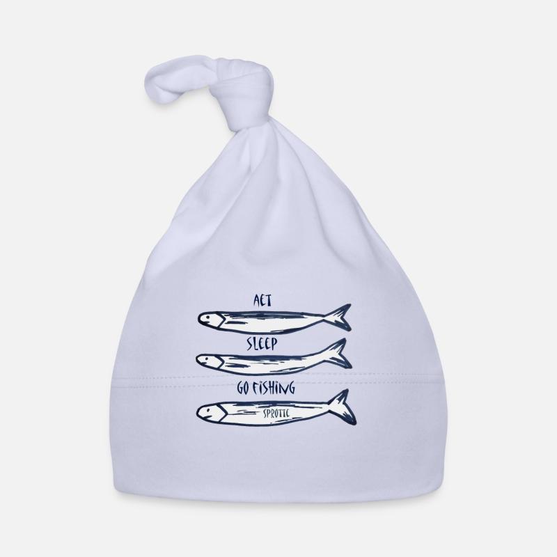 Sprats, design, cadeau, cool, chic, tendance, humour, - Bonnet bio Bébé - ciel